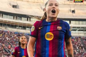 巴萨女足半场狂飙五球，以5-0优势领先皇马女足，皮纳独揽四球盛宴